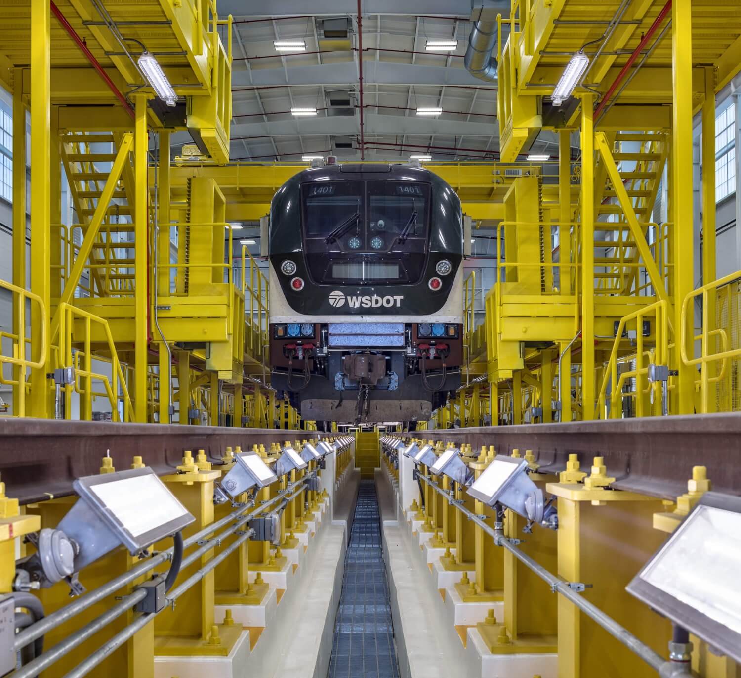 Locomotive Service Facility at the Amtrak Seattle King Street Coach Yard